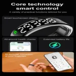 R13 SIZE 10 Smart Ring, Support Heart Rate / Blood Oxygen / Sleep Monitoring / Motion Sensing Game - Image 3
