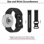 Concave Leopard Butterfly Buckle Silicone Watch Band - Image 3