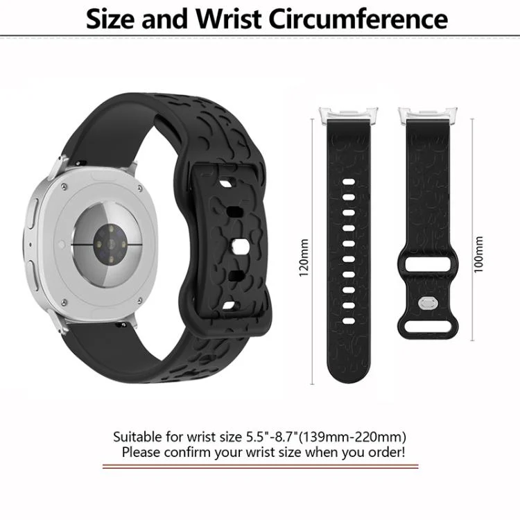 SYA0029951_B2.webp Concave Leopard Butterfly Buckle Silicone Watch Band - Image 3