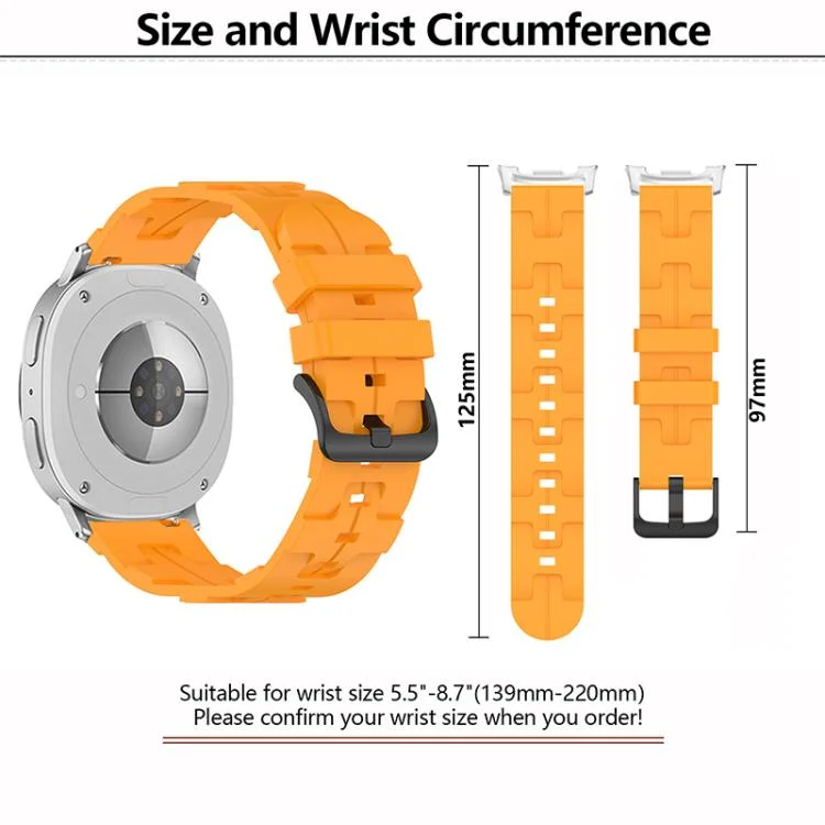 SYA0029956_B2.webp Black Buckle Round Tail Silicone Watch Band - Image 3
