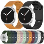 Round Dots Stud Buckle Silicone Watch Band - Image 2