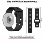Round Dots Stud Buckle Silicone Watch Band - Image 3