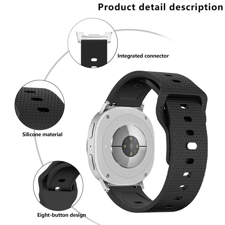 SYA0029959_B3.webp Round Dots Stud Buckle Silicone Watch Band - Image 4