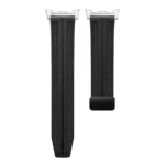 Fold Magnetic Buckle Hybrid Nylon Silicone Watch Band - Image 5