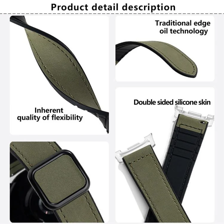 SYA0029961_B3.webp Square Magnetic Buckle Leather Skin Silicone Watch Band - Image 4