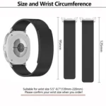 Cloud Wood Grain Magnetic Silicone Watch Band - Image 3