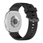 Black Buckle Spruce Silicone Watch Band - Image 5