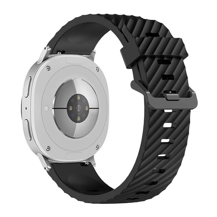 SYA002996601A_1.webp Black Buckle Spruce Silicone Watch Band - Image 5