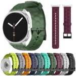 Football Texture Solid Color Silicone Watch Band - Image 2