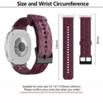 Football Texture Solid Color Silicone Watch Band - Image 3