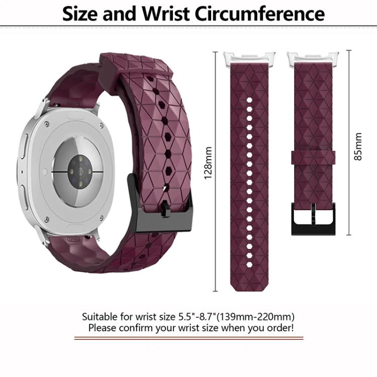 SYA0029967_B2.webp Football Texture Solid Color Silicone Watch Band - Image 3