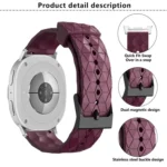Football Texture Solid Color Silicone Watch Band - Image 4