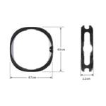 ENKAY Hat-Prince 2 in 1 Electroplated Soft TPU Cover with Full Coverage PMMA Soft Film - Image 3