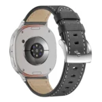 Round Tail Square Buckle Leather Watch Band