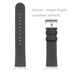 Round Tail Square Buckle Leather Watch Band - Image 3