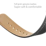 Round Tail Square Buckle Leather Watch Band - Image 4