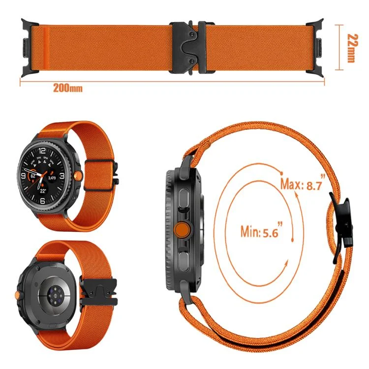 SYA0029987_B2.webp Parachute Buckle Stretch Nylon Watch Band - Image 3