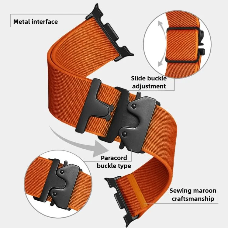 SYA0029987_B3.webp Parachute Buckle Stretch Nylon Watch Band - Image 4