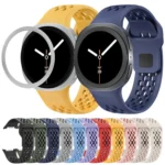 Rhombic Texture Bezel and Black Reverse Buckle Silicone Watch Band - Image 2
