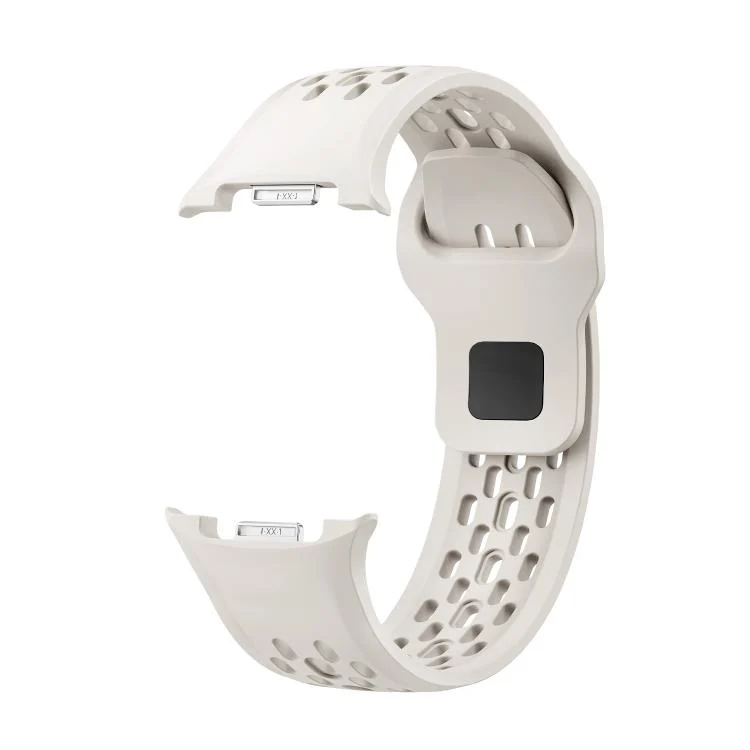 SYA003000601A_3.webp Diamond Bezel and Black Reverse Buckle Silicone Watch Band - Image 6