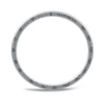 Speed Bezel and Black Reverse Buckle Silicone Watch Band - Image 5