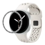 Speed Bezel and Black Reverse Buckle Silicone Watch Band