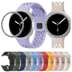 Speed Bezel and Black Reverse Buckle Silicone Watch Band - Image 2