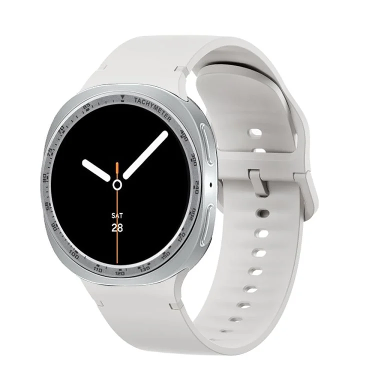 SYA003000901A_1.webp Speed Bezel and Solid Color Stitched Silicone Watch Band - Image 4