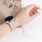Lychee Texture Soft Magnetic Silicone Watch Band - Image 6
