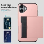 Kalebol 2 in 1 Shockproof Sliding Card Slot Phone Case, For iPhone 17, For iPhone 17 Air - Image 4