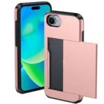 Kalebol 2 in 1 Shockproof Sliding Card Slot Phone Case, For iPhone 16e, For iPhone 16 Pro Max - Image 3
