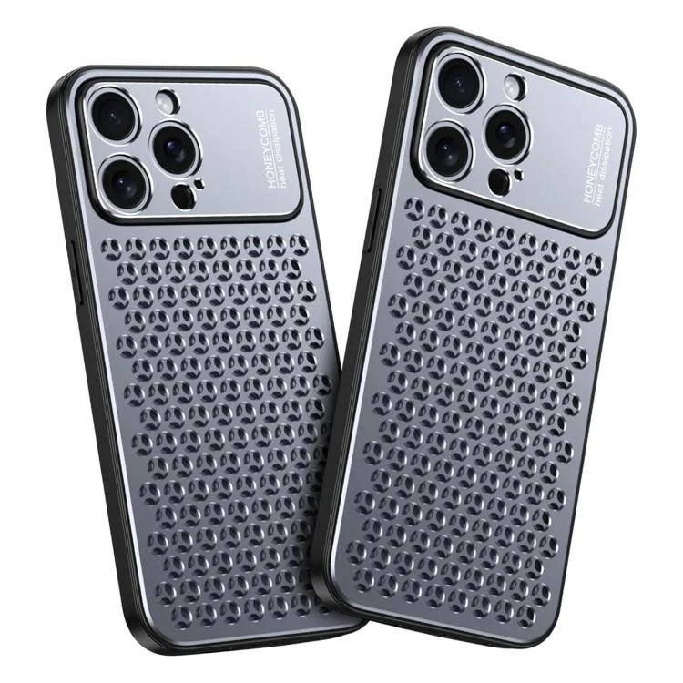 Kalebol Metal Cooling Breathable Hollow Phone Case, For iPhone 14 Pro, For iPhone 14 Pro Max, For iPhone 13 Pro Max, For iPhone 13 Pro, For iPhone 13