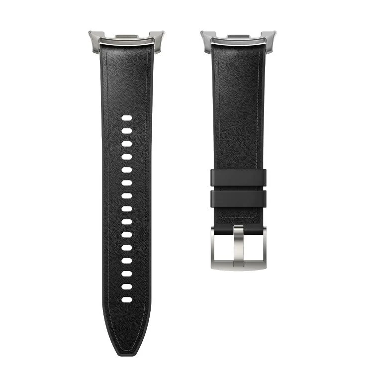 SYA003006001A_2.webp Metal Head Leather Skin Silicone Watch Band - Image 6