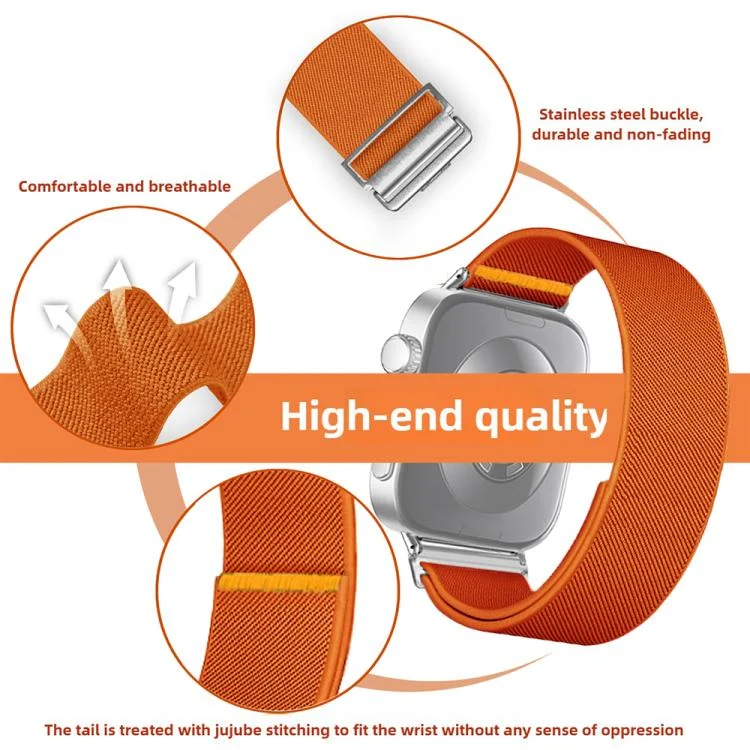 SYA0030101_B3.webp Adjustable Single Loop Elastic Nylon Watch Band - Image 4
