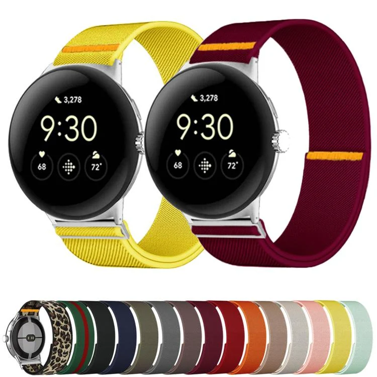 SYA0030105_B1.webp Adjustable Single Loop Elastic Nylon Watch Band - Image 2