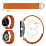 Adjustable Single Loop Elastic Nylon Watch Band - Image 3