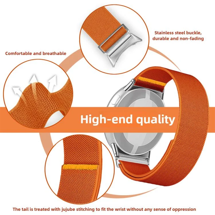 SYA0030105_B3.webp Adjustable Single Loop Elastic Nylon Watch Band - Image 4