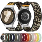 Adjustable Single Loop Elastic Nylon Watch Band - Image 2