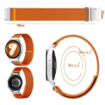 Adjustable Single Loop Elastic Nylon Watch Band - Image 3