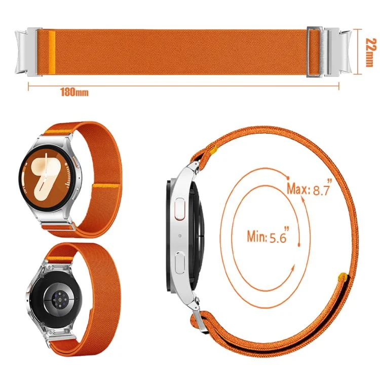 SYA0030106_B2.webp Adjustable Single Loop Elastic Nylon Watch Band - Image 3
