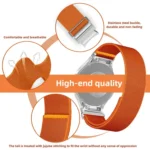 Adjustable Single Loop Elastic Nylon Watch Band - Image 4