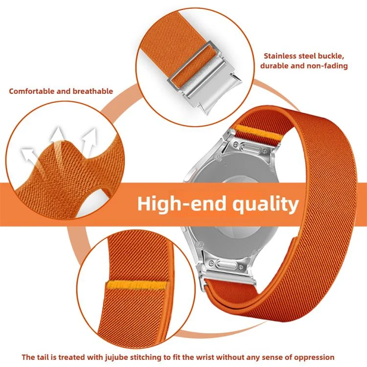 SYA0030106_B3.webp Adjustable Single Loop Elastic Nylon Watch Band - Image 4