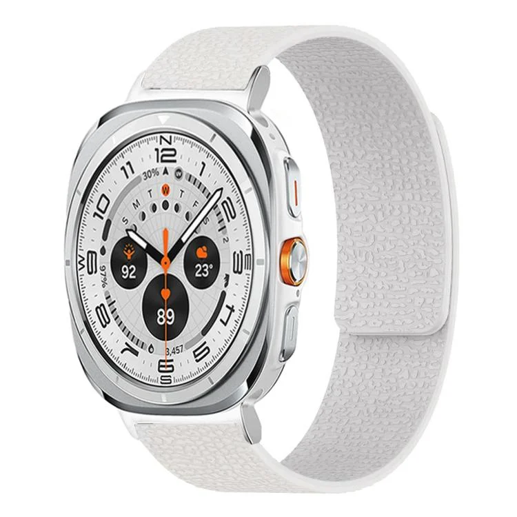 Lychee Texture Soft Magnetic Silicone Watch Band