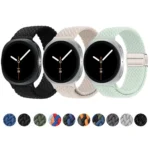 Loop Magnetic Buckle Braided Nylon Watch Band - Image 2