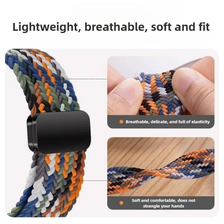 SYA0030138_B4.webp Loop Magnetic Buckle Braided Nylon Watch Band - Image 5