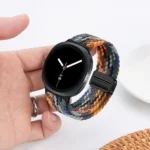 Loop Magnetic Buckle Braided Nylon Watch Band - Image 6