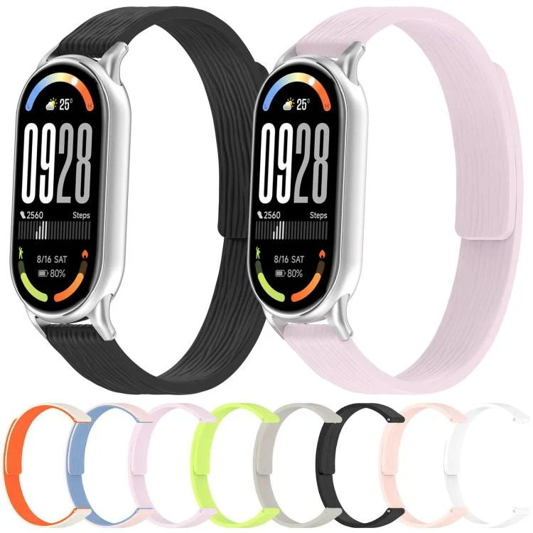 SYA0030161_B1.webp Striped Soft Magnetic Silicone Watch Band - Image 2