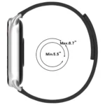 Striped Soft Magnetic Silicone Watch Band - Image 3