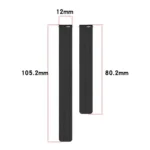 Striped Soft Magnetic Silicone Watch Band - Image 4