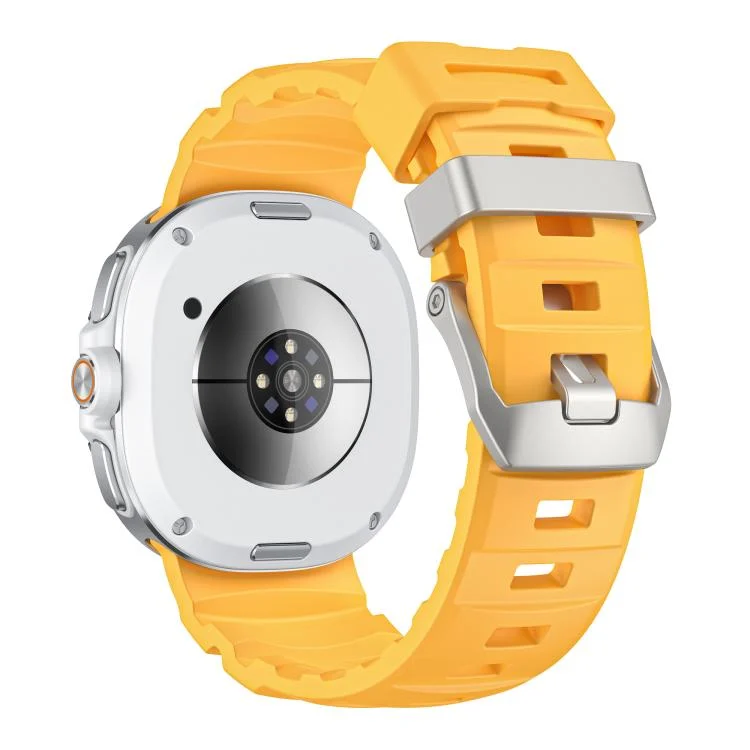 SYA003016201A_1.webp Silver Buckle Silicone Watch Band - Image 4